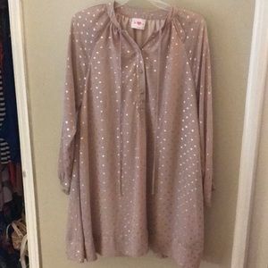 Buddy Love Long Sleeve Chiffon Dress